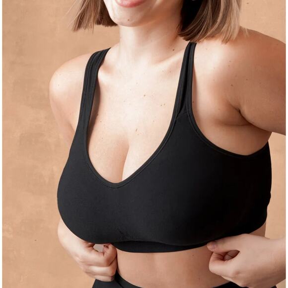 NEW Truekind Daily Comfort Wireless Shaper Seamless Bra - Black (Plus Size 3X) - Picture 3 of 13